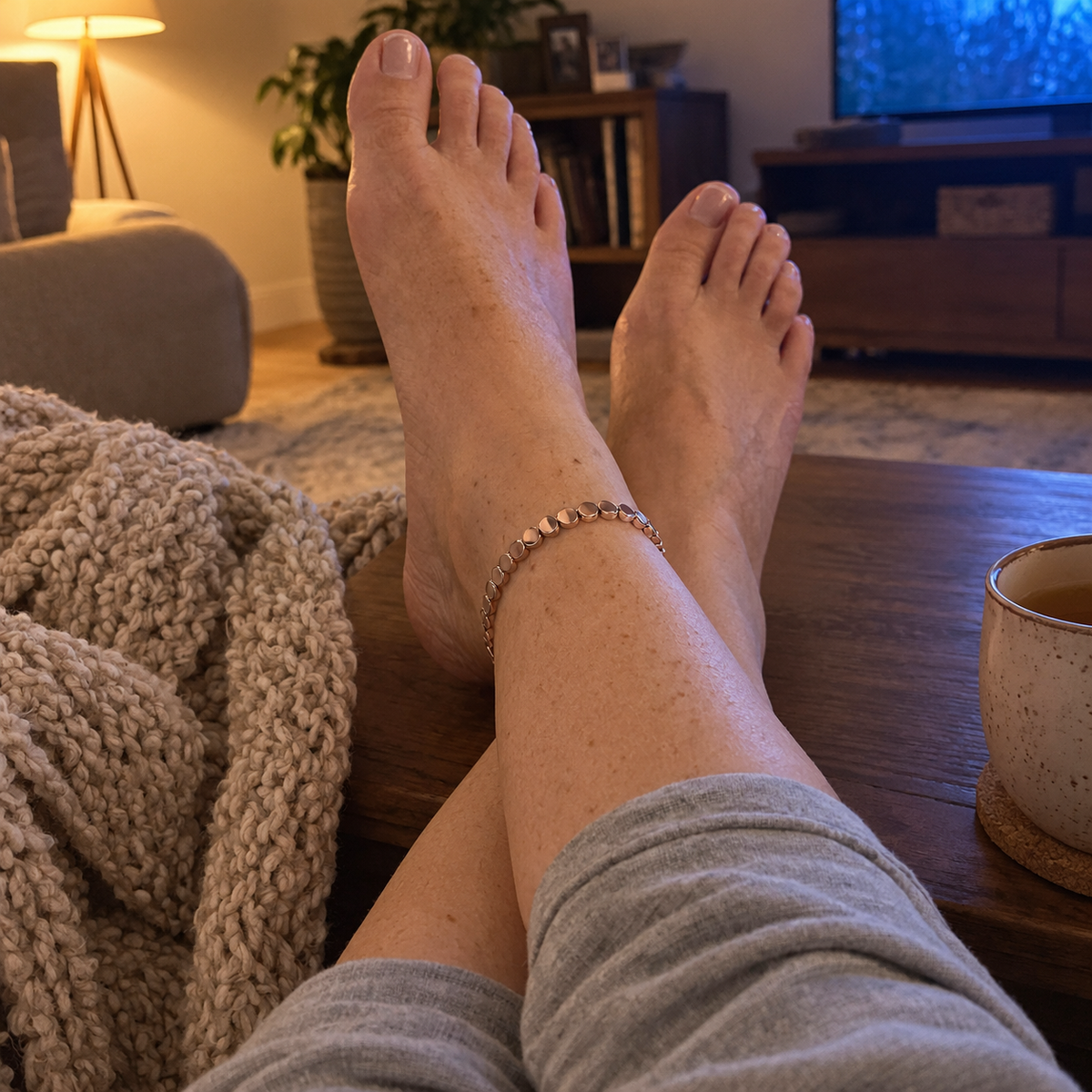 Haima Hematite Anklet | Your Natural Solution for Heavy, Tired Legs - image 9