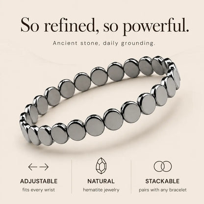 Haima Hematite Bracelet | Your Natural Menopause Solution - image 2