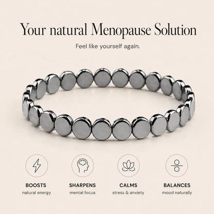 Haima Hematite Bracelet | Your Natural Menopause Solution - image 5