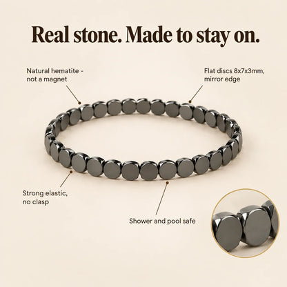 Haima Hematite Anklet | Your Natural Solution for Heavy, Tired Legs - image 6